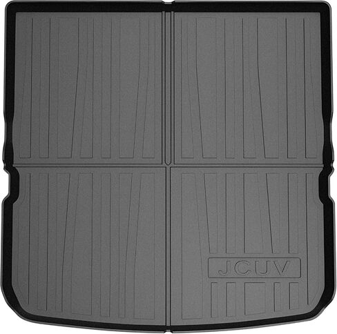 Mixsuper Cargo Liner for Rivian R1S 2022-2025 Cargo Mat Backrest Mat for R1S All Weather Trunk Mat Backrest Mat TPE Back Seat Cover Protector for R1S Accessories in Saudi Arabia