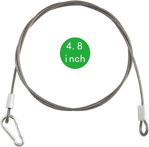 Speaker Safety Stainless Steel Cable，Safety Wire Rope for Ceiling Speaker Mounted Ceiling or on The Wall,Add Security,for Hanging Light,Lock Camera,DIY Speaker in Hall,Car,Bar,Exibition in Kuwait