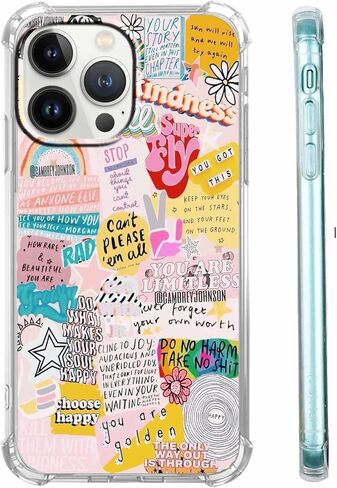 Case for iPhone 14 Pro with Christian Quotes Design,Jesus God Bible Verse Pattern Case for Girl Women Men,Clear Soft TPU Bumper Case,6.1"(Christian,14pr) in Kuwait