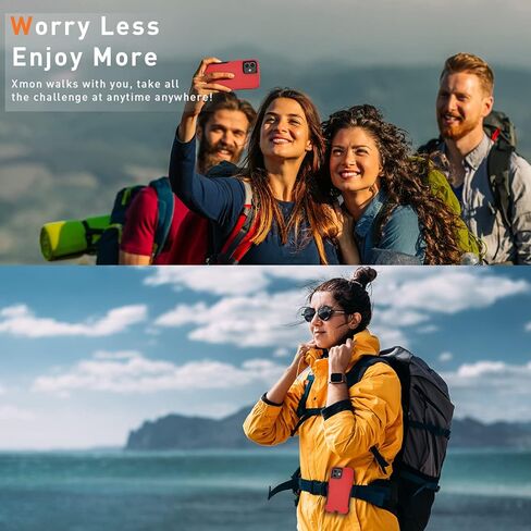 Xmon Case for iPhone 12 and 12 Pro, Heavy Duty Rugged Case Belt Clip Holster Kickstand Protective Cover [Shockproof] Compatible with Apple iPhone 12 and iPhone 12 Pro (Black) in Kuwait