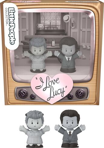 Little People Collector I Love Lucy TV Show Special Edition Set for Adults & Fans, Lucy & Ethel Figures in a Display Box in Saudi Arabia