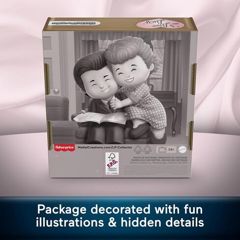 Little People Collector I Love Lucy TV Show Special Edition Set for Adults & Fans, Lucy & Ethel Figures in a Display Box in Saudi Arabia