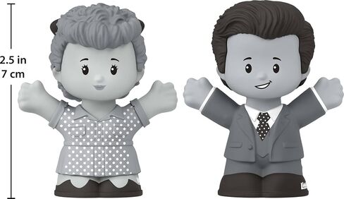 Little People Collector I Love Lucy TV Show Special Edition Set for Adults & Fans, Lucy & Ethel Figures in a Display Box in Saudi Arabia