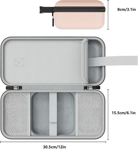 Carry Case Compatible with Apple 2024 Mac Mini M4 /M4 Pro,M4 Pro Protective Carrying Case, Portable Hard Shell Travel Storage Bag (Pink) in Saudi Arabia