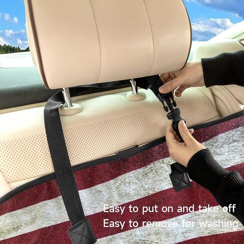 Waterproof Backseat Cover for Car Trucks Van SUV Jeep,Rear Bench Towel Seat Covers,(Grey) in Saudi Arabia