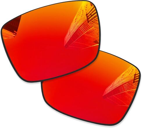 Ploarized Replacement Lenses for Oakley Eyepatch 2 OO9136 Sunglasses - Fire Red in Kuwait