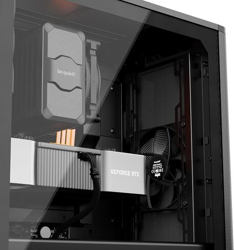 be quiet! Pure Base 501 Black PC case | 2 Preinstalled Quiet Fans | Mid Case | USB 3.2 Gen | Airflow | BGW74 in Kuwait