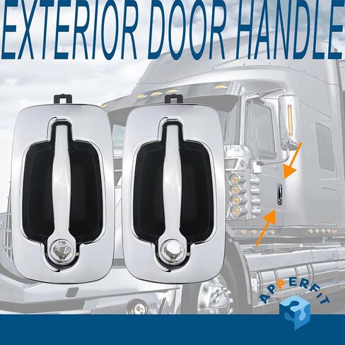 APPERFiT Exterior Door Handle Bezel Trim Left Driver Side/Right Passenger Side Compatible with International ProStar in Saudi Arabia