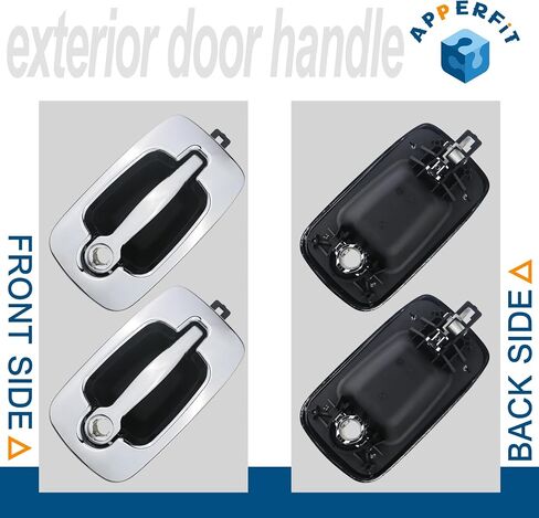 APPERFiT Exterior Door Handle Bezel Trim Left Driver Side/Right Passenger Side Compatible with International ProStar in Saudi Arabia