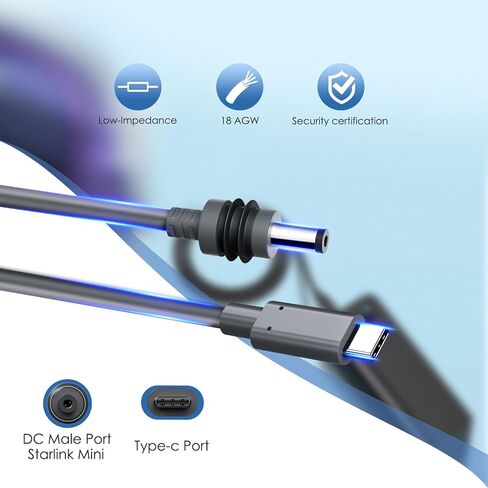 Starlink Mini USB C to DC Female Adapter in Saudi Arabia