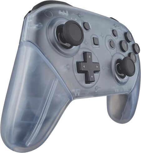 eXtremeRate Transparent Clear Green Faceplate Backplate Handles for Nintendo Switch Pro Controller, DIY Replacement Grip Housing Shell Cover for Nintendo Switch Pro - Controller NOT Included in Kuwait