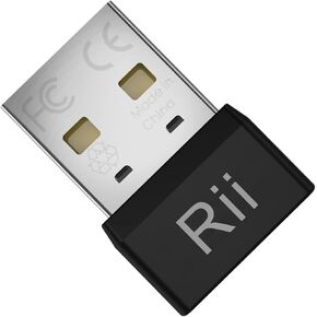 Rii Mouse Jiggler,Undetectable Mouse Jiggler Automatic Mouse Mover USB Port for Computer Laptop,Simulate Movement to Keep Computer Awaking,Plug and Play (2-Pack)