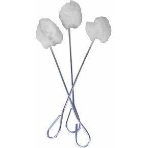 Tipton Shooters Swabs with Wire Handle and Polyester Fiber Swab for Firearm Cleaning, Maintenance and Preservation