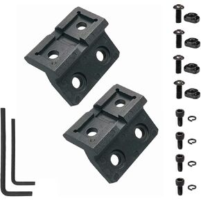 Offset Light/Optic Mount for Mlok, Polymer Rail Section Mounts Compatible with Picatinny Rails