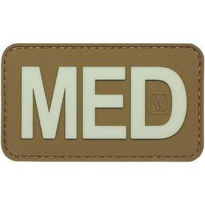 MED Medical 'Super-Lumen' Glow-in-The-Dark Patch (Red)
