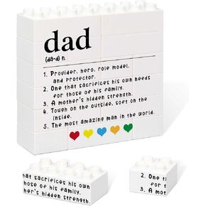 You Are A Great Dad Building Block Puzzle Sign, Birthday Gifts for Dad from Daughter Son, President Themed Gag Gift, Best Dad Ever Gifts, Christmas Gifts for Dad, New Dad for Home Decorative Signs