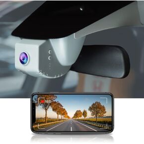 Fitcamx 4K Dash Cam Suitable for Honda Civic 2022 2023 2024 2025 Type R Sport LX EX Touring, OEM Factory Look, UHD 2160P Video, Loop Recording, WiFi & APP, G-Sensor, Easy to Install, 64GB Card