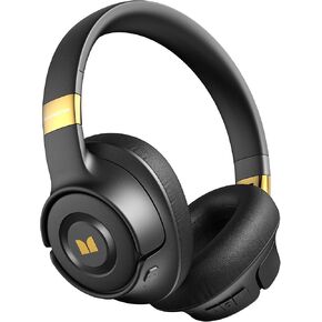 monster persona se anc anc active noke agephones ، سماعات بلوتوث اللاسلكية فوق الأذن ، وقت اللعب 60 ساعة ، صوت ستيريو HIFI ، باس عميق ، ميكروفون مدمج ، أكواب أذن رغوة للذاكرة للمكتب المنزلي للمكتب المنزلي