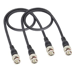 BNC Right Angle Elbow Cable BNC Male to Male HD Video Cable Q9 Surveillance Video Cable 1080P SDI Coaxial Cable for Video Security Camera CCTV Systems (1M/3.3ft/ Elbow/ 2 Pack)