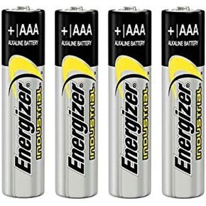 100 Count Energizer Industrial EN92 Alkaline AAA 1.5v Batteries LR03