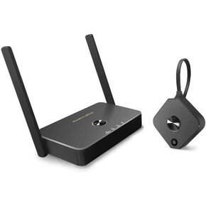 QuattroPod | 5G WiFi Wireless Presentation Facility HDMI Transmitter & Receiver for Streaming 4K from Laptop, PC, Smartphone to HDTV/Projector (2T1R) [2023 OTA Update]