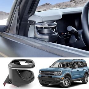 Cup Holder for Jeep Wrangler(JL) /Jeep Gladiator (JT) 2018-2024 Door Cup Holder with Coaster Water Bottle Mount Car Drink Cup Holder for Wrangler JL Jeep Gladiator Interior Accessories