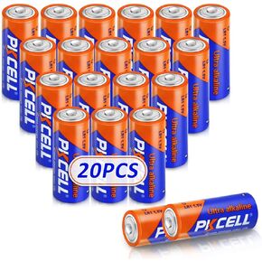 PKCELL AA Batteries & AAA Batteries, 40 Double A Batteries and 40 Triple A Batteries Combo Pack (80 Count), 1.5V High-Performance Carbon Battery