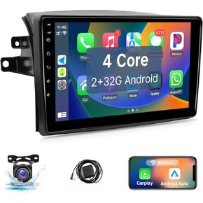 Leadfan Car Radio for Toyota Sienna 2004 2005 2006 2007 2008 2009 2010 Stereo Compatible with Wireless Apple CarPlay Android Auto, for J.B.L Audio 9'' TouchScreen Bluetooth WIFI GPS Navi Backup Camera