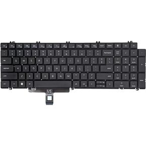Replacement Keyboard for Dell Latitude 5520 5521 5530 5531 5540,Latitude 15 3540, Precision 3560 3561 3570 3571 3580 3581 7670 7680 7770 7780 Series Laptop US Layout Without Backlit 0N7N16