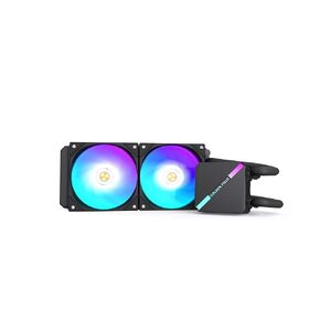 GOLDEN FIELD HiFi YJ240 CPU Water Cooler Liquid CPU Cooler AlO Cooler240mm Radiator, Dual 120mm ARGB PWM Cooling Fans, Intel1700,115X,1366,2011,AMD AM5-black