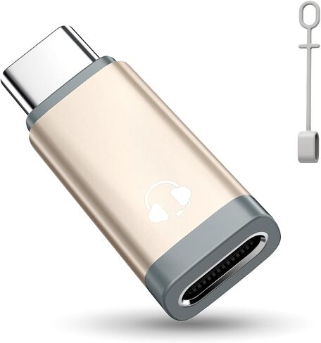 TiMOVO for Lightning to USB C Adapter Audio with Line Control, Lighting to USBC Adaptor for Headphones Earphone for iPhone 16/15 Series, iPad Air/Pro/Mini, Not for Charging and Data Transfer, White in Kuwait