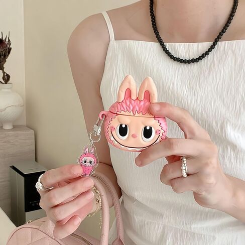 Cute Cartoon Designed for AirPods 4 Case and AirPods 4th Generation Case with Active Noise Cancellation (2024) Protective Cover with Carabiner Keychain (Totor) in Kuwait