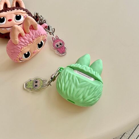 Cute Cartoon Designed for AirPods 4 Case and AirPods 4th Generation Case with Active Noise Cancellation (2024) Protective Cover with Carabiner Keychain (Totor) in Kuwait