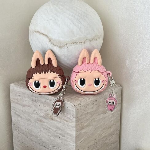 Cute Cartoon Designed for AirPods 4 Case and AirPods 4th Generation Case with Active Noise Cancellation (2024) Protective Cover with Carabiner Keychain (Totor) in Kuwait