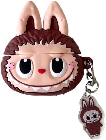 Cute Cartoon Designed for AirPods 4 Case and AirPods 4th Generation Case with Active Noise Cancellation (2024) Protective Cover with Carabiner Keychain (Totor) in Kuwait