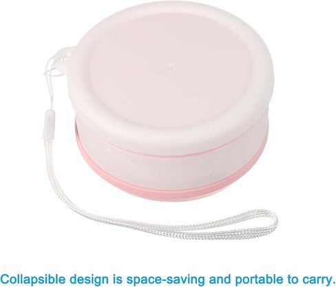 PATIKIL Collapsible Cup, 350mL Travel Folding Cup Silicone Portable Drinking Cup for Camping Hiking Outdoors, Gray in Kuwait
