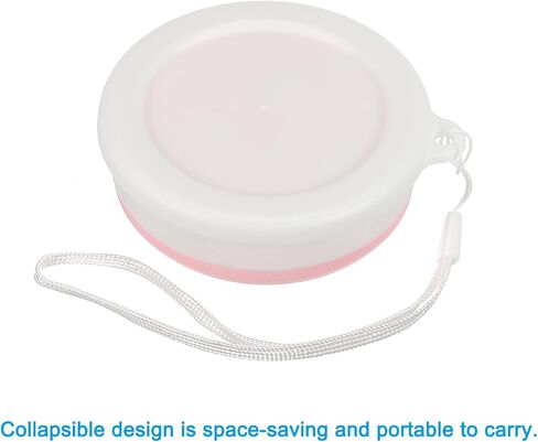 PATIKIL Collapsible Cup, 350mL Travel Folding Cup Silicone Portable Drinking Cup for Camping Hiking Outdoors, Gray in Kuwait