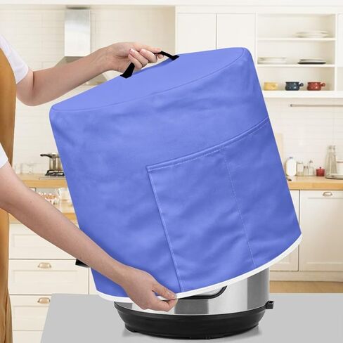 Dark Red Dust Cover for 3 Quart Instant for Pot Washable Fabric Kitchen Appliance Protection Covers with Storage Pockets Soft Pressure Cooker Rice Cooker Decor Cover Extra Accessories in Kuwait