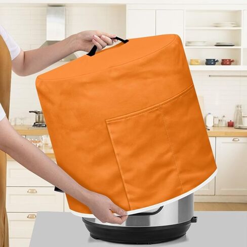 Dark Red Dust Cover for 3 Quart Instant for Pot Washable Fabric Kitchen Appliance Protection Covers with Storage Pockets Soft Pressure Cooker Rice Cooker Decor Cover Extra Accessories in Kuwait