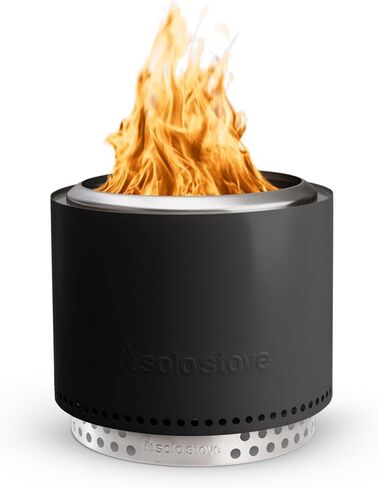 موقد منفرد Bonfire 2.0 مع حامل ، حفرة النار التي لا تدخن 19.5 بوصة مع مقلاة رماد قابلة للإزالة - حفرة النار في الهواء الطلق المحمولة - مدفأة حرق الخشب من الفولاذ المقاوم للصدأ ، مثالية ل 4-6 أشخاص ، 21.75 رطل in Kuwait