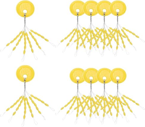PATIKIL Fishing Rubber Bobber Beads Stoppers,Float Sinker Stops Oval Shape XS Size for Fishing Line in Kuwait