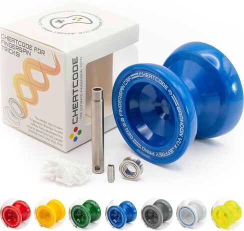 Cheatcode Yoyo من Brandon Vu - التبديل المستجيب إلى Yoyo غير المستجيب للأطفال والمراهقين والبالغين - Fingerspin & Plastic Pro Yoyo - تعلم مهارات يويو الاحترافية - يو يو للأطفال من أوفست يويو in Kuwait