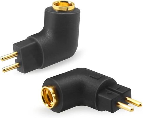 okcsc MMCX Cable Adapter to 2Pin Male Work for MMCX Cable Connected to for KZ AS10 zst TRN v80 x6 um3x w4r Mini Connector Transparent in Kuwait