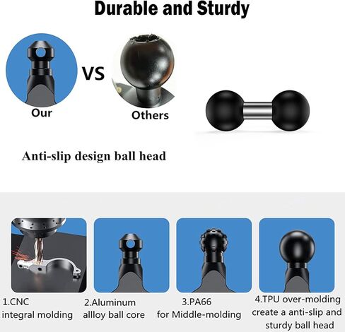 2025 محول رأس من نوع Y الجديد المتوافق مع ذراع المكونات المزدوجة بوصة واحدة ، مناسبة للقاطرات ، وتصوير مجموعة متنوعة من المعدات التي يجب استخدامها. (R20) in Kuwait