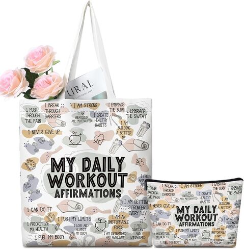 2 Pcs Singer Fans Reusable Canvas Tote Bag and Singer Makeup Bag Aesthetic Travel Music Lovers Gifts for Women Christmas Singers Fans Birthday Gift Grocery Shopping Storage in Saudi Arabia