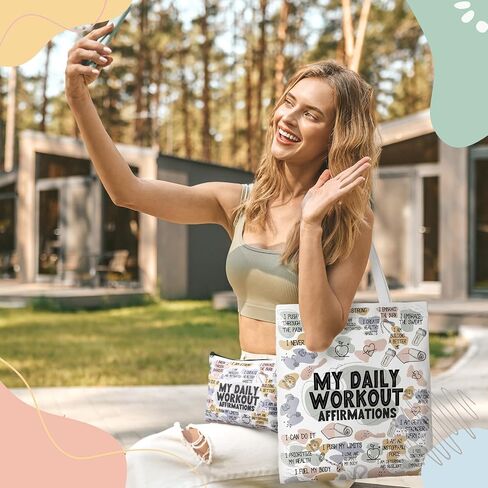 2 Pcs Singer Fans Reusable Canvas Tote Bag and Singer Makeup Bag Aesthetic Travel Music Lovers Gifts for Women Christmas Singers Fans Birthday Gift Grocery Shopping Storage in Saudi Arabia