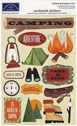 Karen Foster Design Acid and Lignin Free Scrapbooking Sticker Sheet, Boating in Saudi Arabia