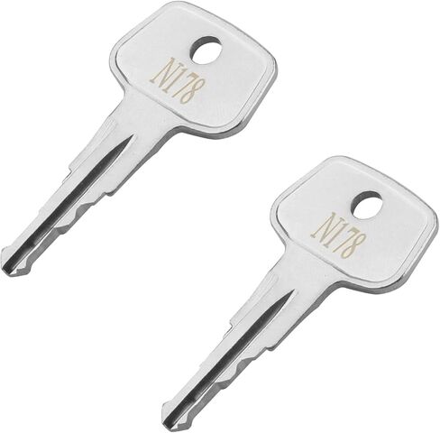 N176 Key for Thule Key Replacement,Fits for Thule Roof Rack Accessories,Car Ski Rack,Crossbars Key Etc(2PCS) in Saudi Arabia