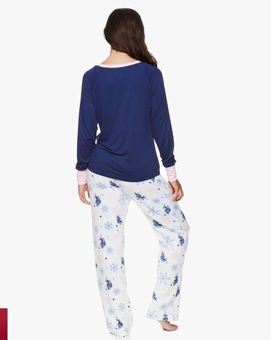U.S. Polo Assn. Lounge Sets for Women, Pajama Sets for Women 2 Piece with PJ Top and Wide Leg Sweatpants (Dusty Rose, Small) in Saudi Arabia
