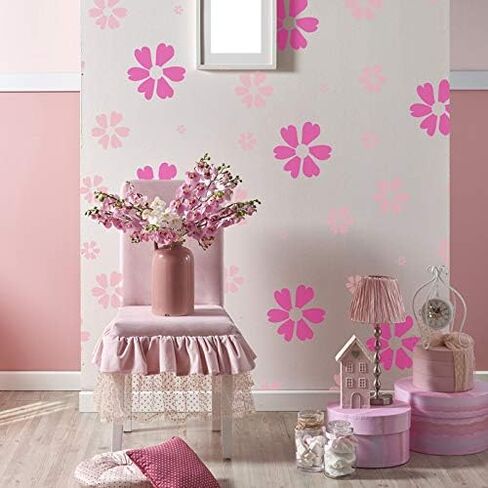 NAKLEO 5 pcs Reusable Plastic Stencils - Pineapple Ananas Tropical - 13.4" to 3.5" - Pattern Children Kids Painting Template Room Decor - Craft DIY Wall Furniture in Saudi Arabia